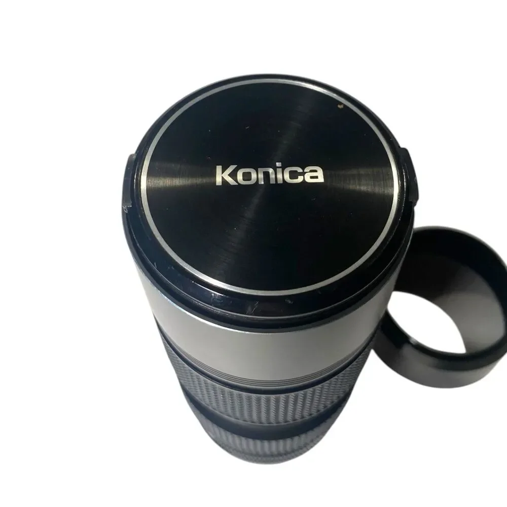 Konica UC Zoom-Hexanon AR 80-200MM f/4 Manual Focus Lens Japan w/ Cap + Case